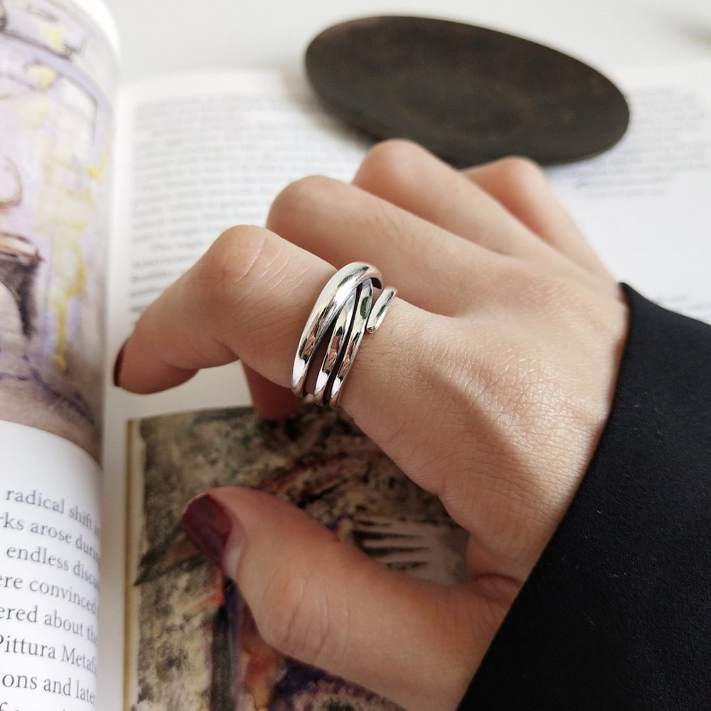 COPY - Sterling Silver Wrap Ring, Silver  Wrap Ring